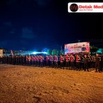 Kapolres Belitung Timur Pimpin Apel Penerimaan Personel BKO Satbrimob dan Dit Samapta Polda Babel