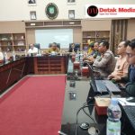 Kabag Ops Polres Beltim Hadiri Rapat Evaluasi Pascademonstrasi Bersama Forkopimda dan PT Timah