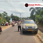 Polsek Kelapa Kampit Laksanakan Pengamanan dan Pengawalan Baris Indah Semarakkan HUT ke-81 Kemerdekaan RI
