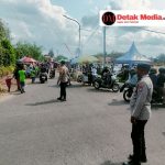 Polres Belitung Timur Laksanakan Pengamanan Lomba Gerak Jalan Tepat Waktu Tingkat SD/MI