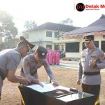Kapolres Belitung Pimpin Sertijab Kabag Ops dan Kasat Intelkam serta Pelantikan Kabag Log