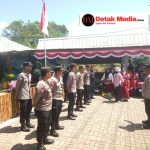 Polsek Kelapa Kampit Laksanakan Pengamanan dan Pengawalan Karnaval PAUD dan TK HUT dalam Semarak HUT RI ke-81