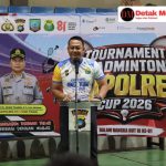 Wakapolres Belitung Timur Buka Turnamen Badminton Kapolres Cup 2026 Di GOR Beltim