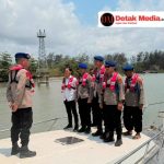 Sat Polairud Polres Belitung Timur Intensifkan Patroli Perairan, Antisipasi Penyelundupan Biji Timah
