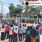 Kapolsek Dendang Hadiri Pembukaan Liga Super Babel Tingkat Kabupaten Belitung Timur