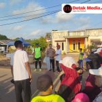 Bhabinkamtibmas Hadiri dan Amankan Jalan Santai HUT RI ke-81 di Desa Lalang Jaya