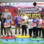 Penututup Turnamen Badminton Kapolres Cup 2026, Semarakkan HUT ke-81 Kemerdekaan RI