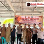 Kapolsek Gantung Hadiri Pembentukan Posko Terpadu Penanggulangan Kebakaran dan Kekeringan di Desa Selinsing