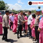 Tinjau Langsung Markas Komando, Kapolres Belitung Timur Sambangi Polsek Kelapa Kampit