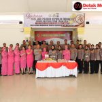 HUT Polwan ke-78: Potong Tumpeng di Joglo Patriatama, Kapolres Beltim Minta Polwan Makin Humanis