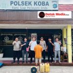 Nekat Curi Barang Milik Kebun Bosnya, Pria Berinisial Ma Diringkus Timgab URC Polres Bateng-Polsek Koba