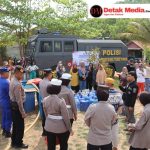 Peduli Warga di Tengah Kemarau, Polres Belitung Timur Salurkan 10 Ton Air Bersih