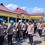 Pastikan Kendaraan Siap Operasional, Kapolres Belitung Laksanakan Pemeriksaan Ranmor R2 dan R4