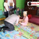 Lewat Program SOS, Kapolres Beltim Sambangi Warga Sakit di Desa Limbongan