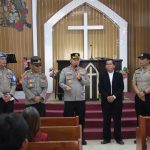 Minggu Kasih di Gereja GPKRIS, Kapolres Belitung Timur Ajak Masyarakat Perkuat Kerukunan dan Kamtibmas